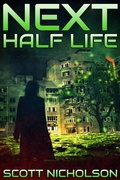 Cover: Half Life (Next, #6) - Haunted Computer Books