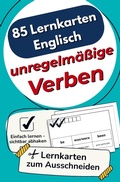 Cover: 85 Lernkarten Englisch - Unregelm&auml;&szlig;ige Verben - lernschatz