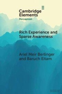 Enlarge image Cover: Rich Experience and Sparse Awareness - Cambridge University Press