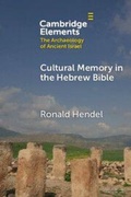 Cover: Cultural Memory in the Hebrew Bible - Cambridge University Press