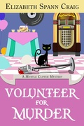 Cover: Volunteer for Murder (A Myrtle Clover Cozy Mystery, #28) - Elizabeth Spann Craig