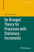 Cover: De Branges' Theory for Processes with Stationary Increments - Birkh&auml;user