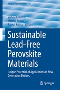 Cover: Sustainable Lead-Free Perovskite Materials - Springer