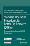 Cover: Standard Operating Procedures for Better Pig Research (SOPig) - Springer