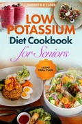 Cover: Low Potassium Diet Cookbook for Seniors - Hubpub Media