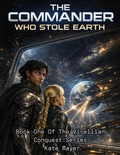 Cover: The Commander Who Stole Earth, A Virellian Conquest-Book One (Virrelian Conquest Series - 4 books, #1) - Kate Mayer