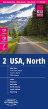Cover: Reise Know-How Landkarte USA 02, Nord | USA North (1:1.250.000) - Reise Know-How Verlag Peter Rump GmbH