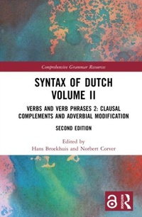 Enlarge image Cover: Syntax of Dutch Volume II - Comprehensive Grammar Resources