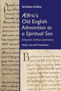 Cover: AElfric's Old English Admonition to a Spiritual Son - D.S. Brewer