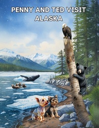 Enlarge image Cover: PENNY AND TED VISIT ALASKA - Penny Pup Books