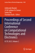Cover: Proceedings of Second International Conference on Computational Technologies and Electronics - Springer
