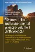 Cover: Advances in Earth and Environmental Sciences- Volume 1 Earth Sciences - Springer