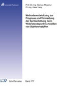 Cover: Methodenentwicklung zur Prognose und Vermeidung der Spritzerbildung beim Widerstandspunktschwei&szlig;en von Stahlwerkstoffen - Shaker