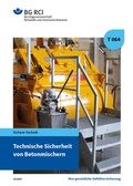 Cover: T 064 - Technische Sicherheit von Betonmischern - Jedermann-Verlag GmbH