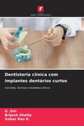 Cover: Dentisteria cl&iacute;nica com implantes dent&aacute;rios curtos - Edi&ccedil;&otilde;es Nosso Conhecimento