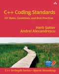 Cover: C++ Coding Standards - Addison Wesley