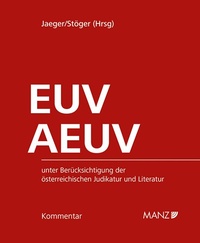 Enlarge image Cover: Kommentar zu EUV und AEUV - Manz
