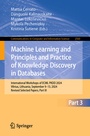 Cover: Machine Learning and Principles and Practice of Knowledge Discovery in Databases - Springer
