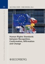 Cover: Human Rights Standards between Recognition, Confirmation, Affirmation and Change - Boorberg
