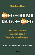 Cover: Rechts - Deutsch / Deutsch - Rechts - Yes Publishing