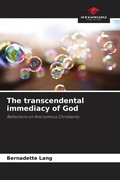 Cover: The transcendental immediacy of God - Our Knowledge Publishing