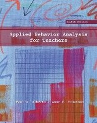 Enlarge image Cover: Applied Behavior Analysis for Teachers - Pearson