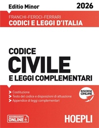 Enlarge image Cover: Codice civile e leggi complementari. Editio Minor 2026 - Codici e leggi d'Italia;Ulrico Hoepli