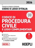 Cover: Codice di procedura civile e leggi complementari 2026 - Codici e leggi d'Italia;Ulrico Hoepli