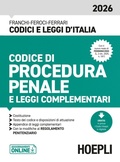 Cover: Codice di procedura penale e leggi complementari 2026 - Codici e leggi d'Italia;Ulrico Hoepli