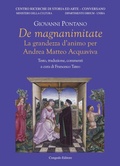 Cover: De magnanimitate. La grandezza d'animo per Andrea Matteo Acquaviva - Congedo