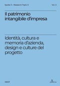 Cover: Il patrimonio intangibile d'impresa. Identit&agrave;, cultura e memoria d'azienda, design e culture del progetto - iNEST Spoke;Anteferma Edizioni
