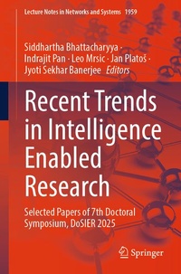 Enlarge image Cover: Recent Trends in Intelligence Enabled Research - Springer