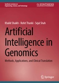 Cover: Artificial Intelligence in Genomics - Springer
