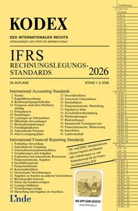 Bild vergrößern Bild: KODEX IFRS - Rechnungslegungsstandards 2026 - Linde