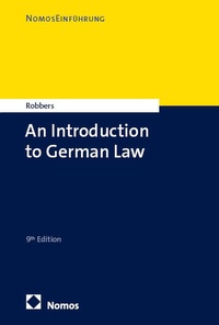 Enlarge image Cover: An Introduction to German Law - Nomos