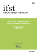Cover: ifst-Schrift 556 - Finanzen u. Steuern