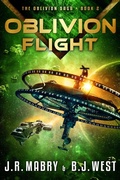 Cover: Oblivion Flight: A Military Science Fiction Space Opera Epic (The Oblivion Saga Book 2) - John R. Mabry