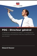 Cover: PDG - Directeur g&eacute;n&eacute;ral - Editions Notre Savoir