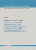 Cover: Le risorse strumentali e personali della P.A.. I servizi ed i beni pubblici.  Il rapporto di lavoro alle dipendenze della P.A. - Marna