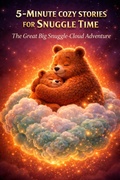 Cover: 5-MINUTE COZY STORIES FOR SNUGGLE TIME. The Great Big Snuggle-Cloud Adventure - shubham jain