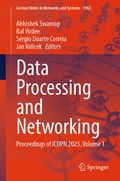 Cover: Data Processing and Networking - Springer