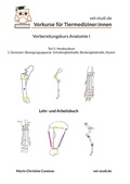 Cover: Vorbereitungskurs Anatomie I - BoD - Books on Demand