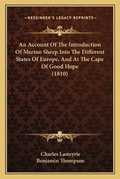 Cover: An Account Of The Introduction Of Merino Sheep Into The Different States Of Europe, And At The Cape Of Good Hope (1810) - Kessinger Publishing