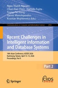 Cover: Recent Challenges in Intelligent Information and Database Systems - Springer