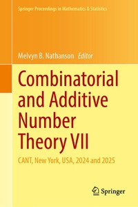 Enlarge image Cover: Combinatorial and Additive Number Theory VII - Springer