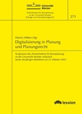 Cover: Digitalisierung in Planung und Planungsrecht - Lexxion Verlagsgesellschaft