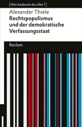 Cover: Rechtspopulismus und der demokratische Verfassungsstaat - Reclam