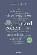 Cover: Leonard Cohen. 100 Seiten - Reclam