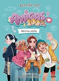 Cover: Amigas 100%. Abril es oto&ntilde;o - Ediciones SM Espa&ntilde;a