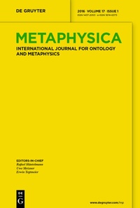 Abbildung von: Metaphysica - De Gruyter